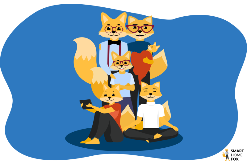 Fuchs Familie.
